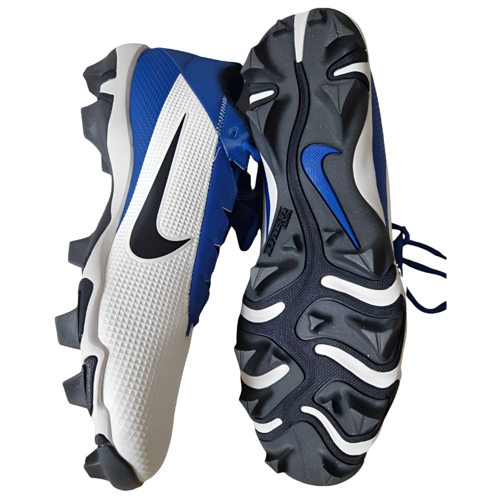 Playmaker Base: American Football Schuhe Nike Vapor Edge Shark 2 Weiß-Blau Produktbild 4